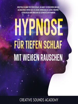 cover image of Hypnose für tiefen Schlaf mit weißen Rauschen